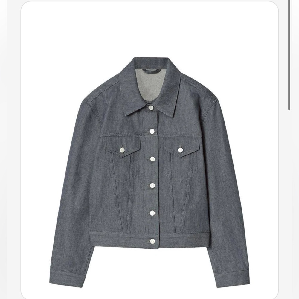 COS denim jacket.  Gray. Never worn.  Size M